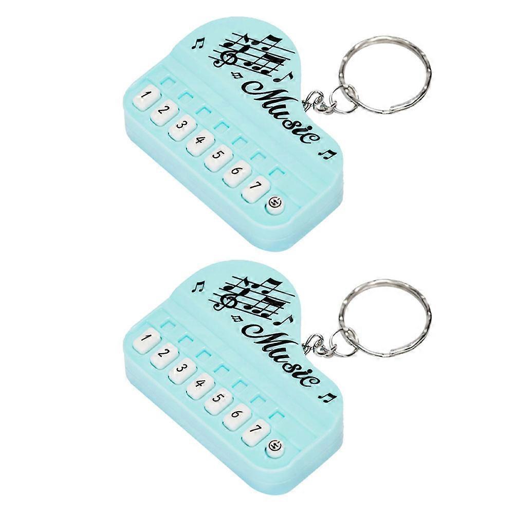 Workmanship Multipurpose Piano Keyring 6Pcs Ideal For Key Organizing And Bag Decoration