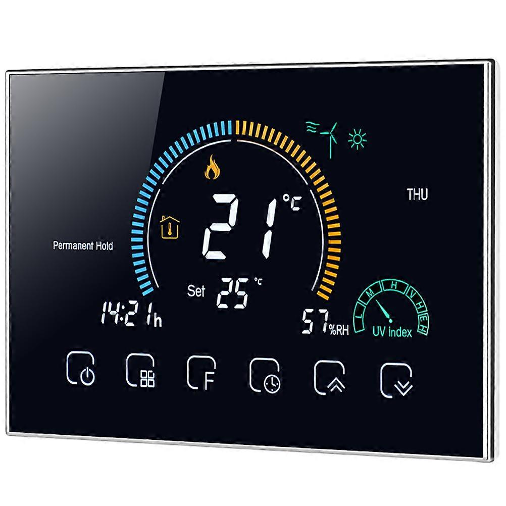 Thermostat Home Appliances Temperature Controller 2Sets Black