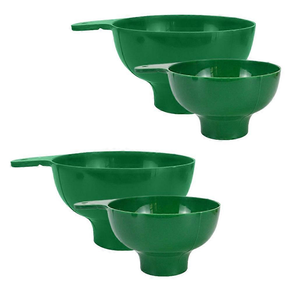 Plastic Jam Funnel Wide Mouth For Storage 4Pcs Use Home Users