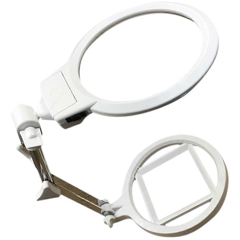 Magnifying Glass with Stand Desktop Magnifier Lamp for Reading 2Pcs