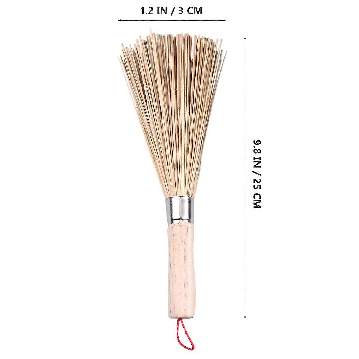 Cleaning Brush Wooden Handle for Kitchen Cleaning 3Pcs