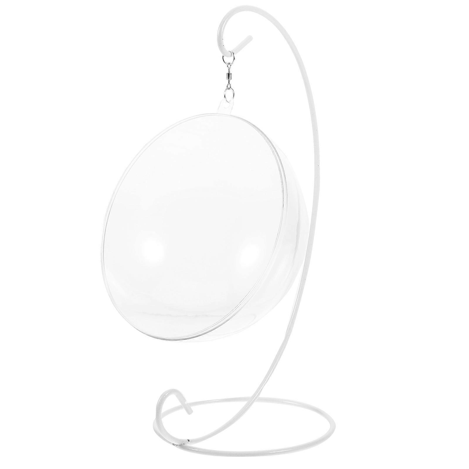 Miniature Hanging Chair for Decoration Transparent Material 1 Piece Durable Swing