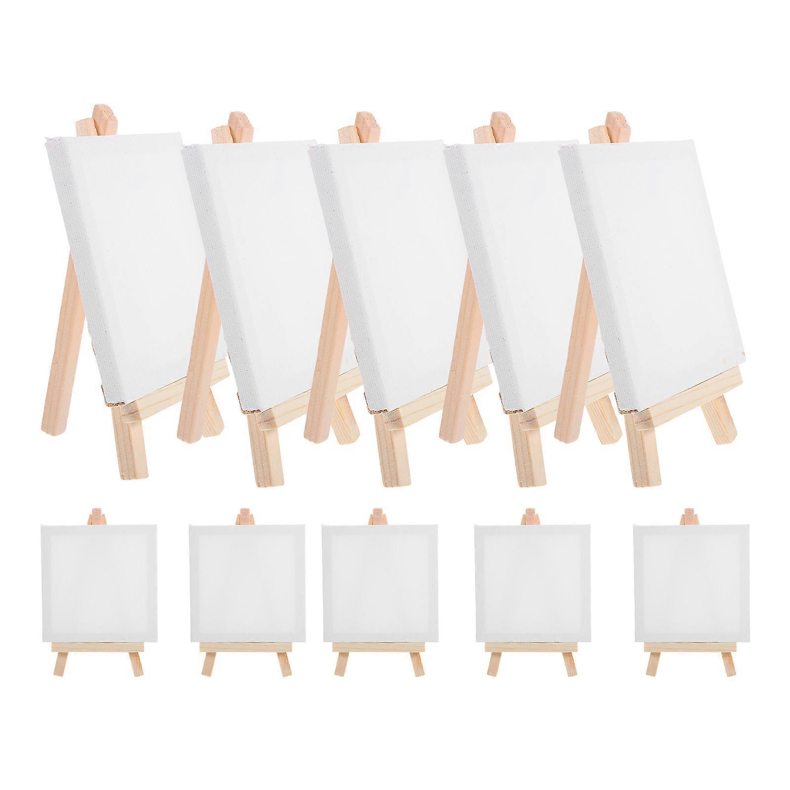 Multi-Function Painting Canvas Small Easels for DIY Crafts 24Pcs Set