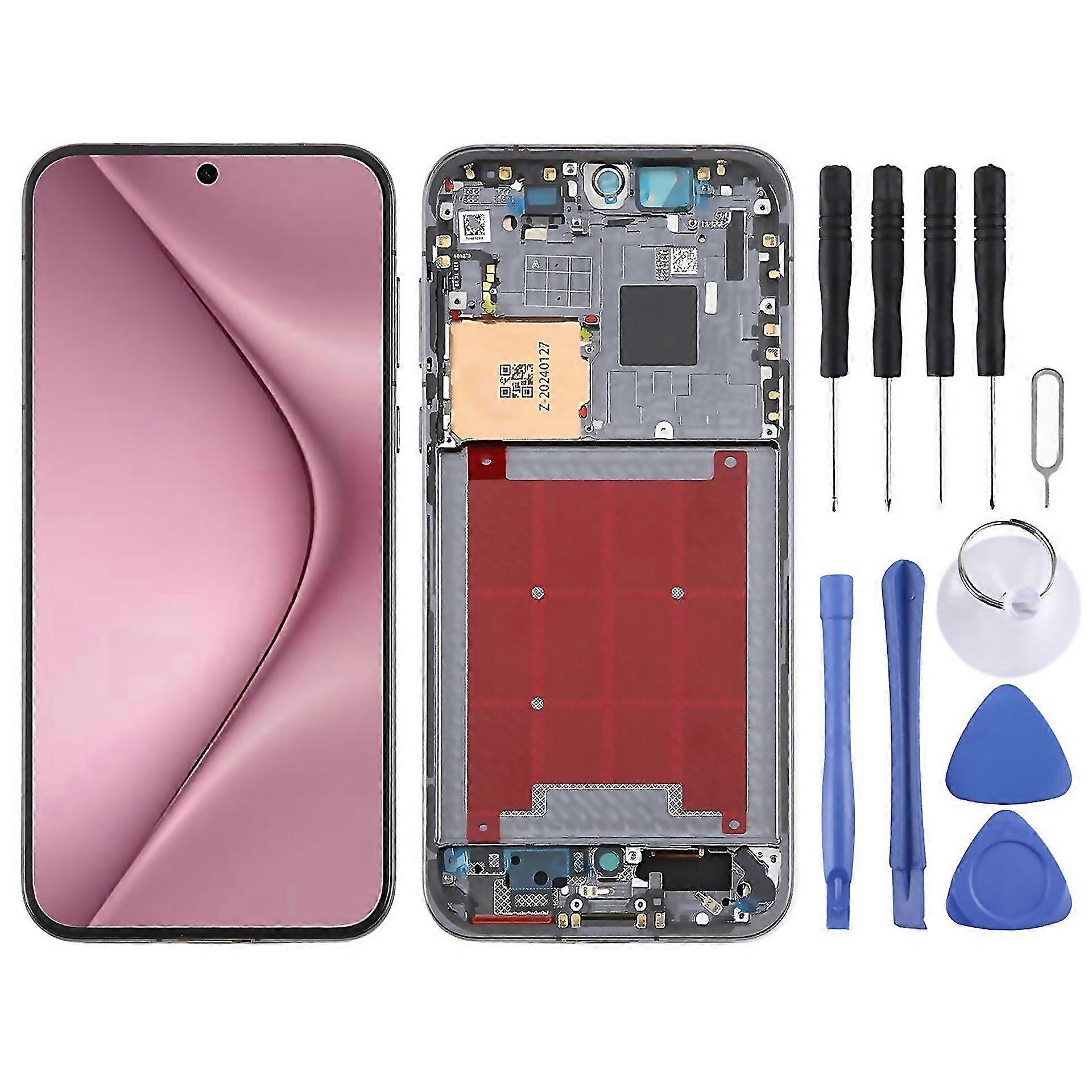 For Huawei Pura 70 Compatible Lcd Screen Digitizer Full Assembly With Frame