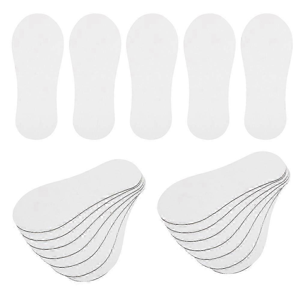 White Cardboard Sock Inserts 100Pcs - Flat Rectangular Display Storage for Sock Maintenance