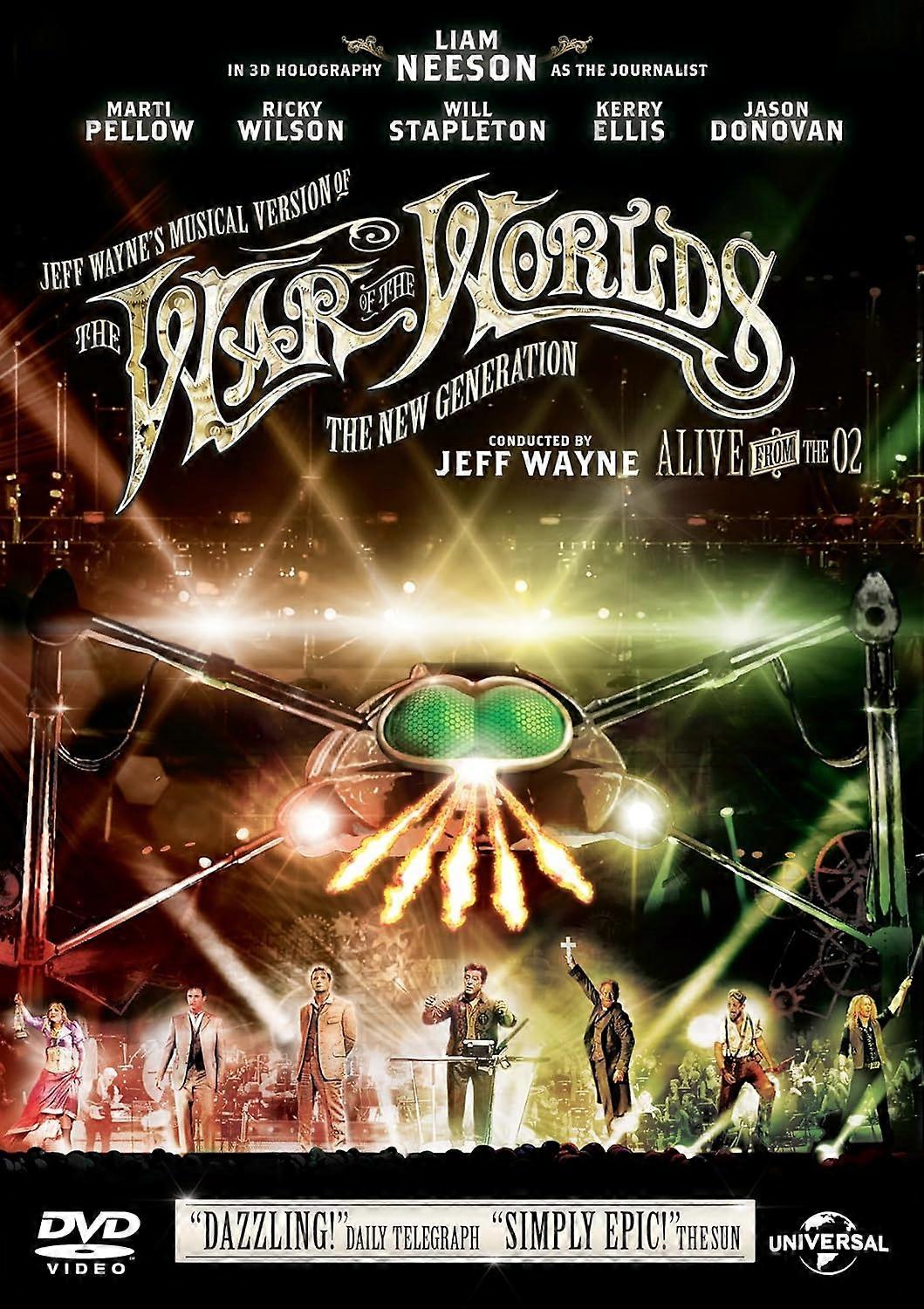 Jeff Wayne's The War Of The W - New [DVD]