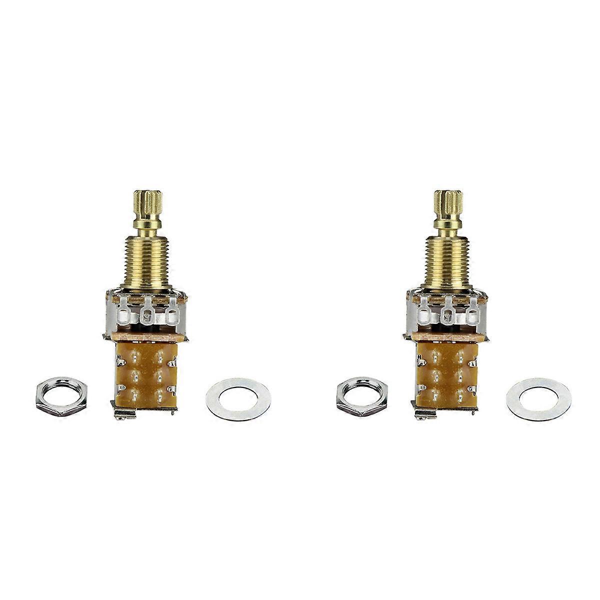 1Pcs Guitar Push/Push Potentiometer Short Shaft Push Push