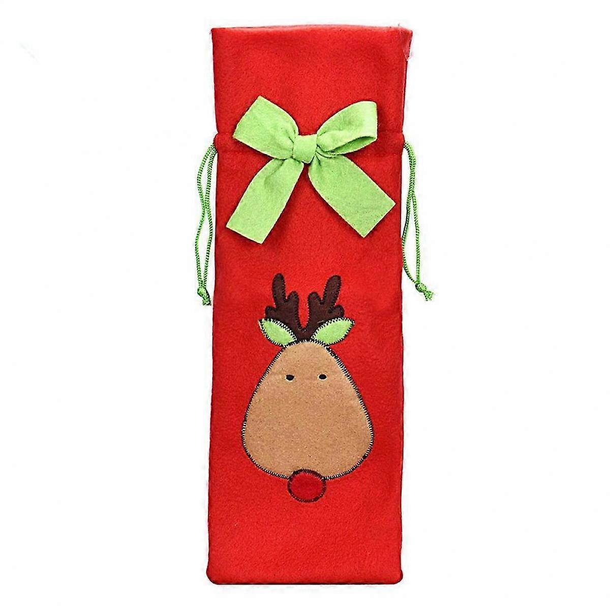 Christmas Holder Drawstring for 3Pcs Party Decoration Bags