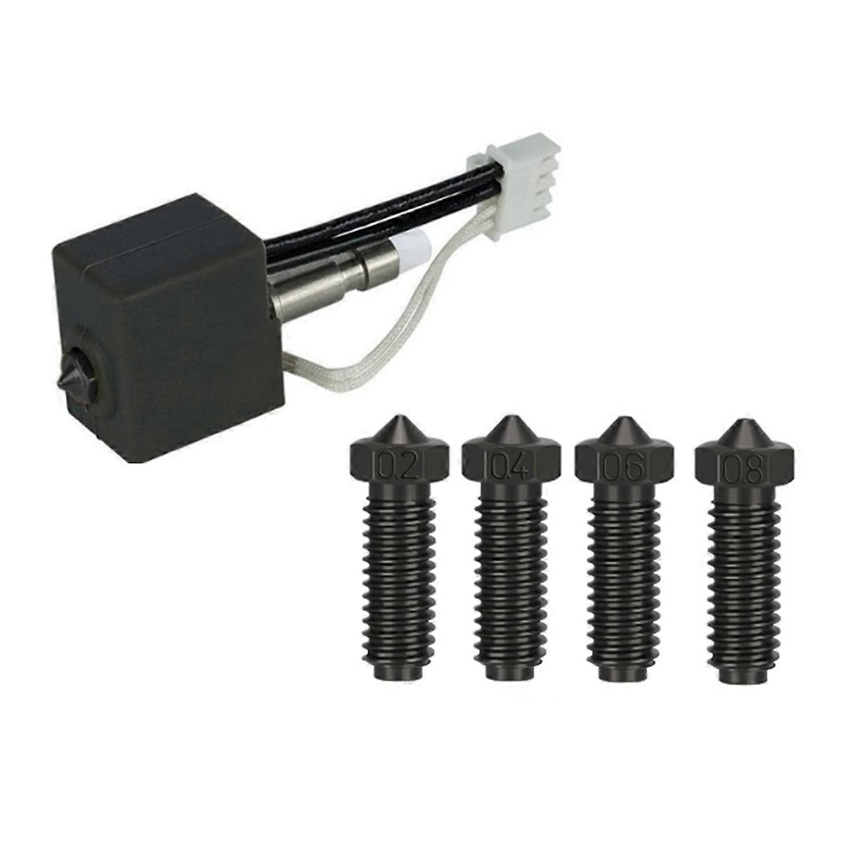 For S1 Hotend Kit Complete Hot End Combo for 3D Printer S1C with Hardened Steel Nozzle Print Head