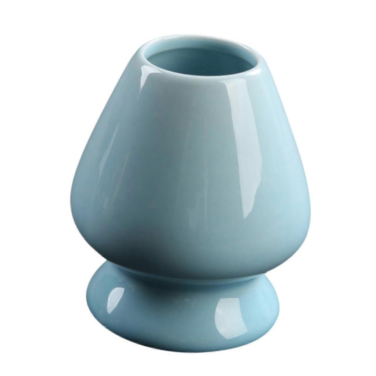 Japanese Matcha Whisk Stand Ceramic Powder Whisk Holder Traditional Tea Accessory Fits Standard Chasen