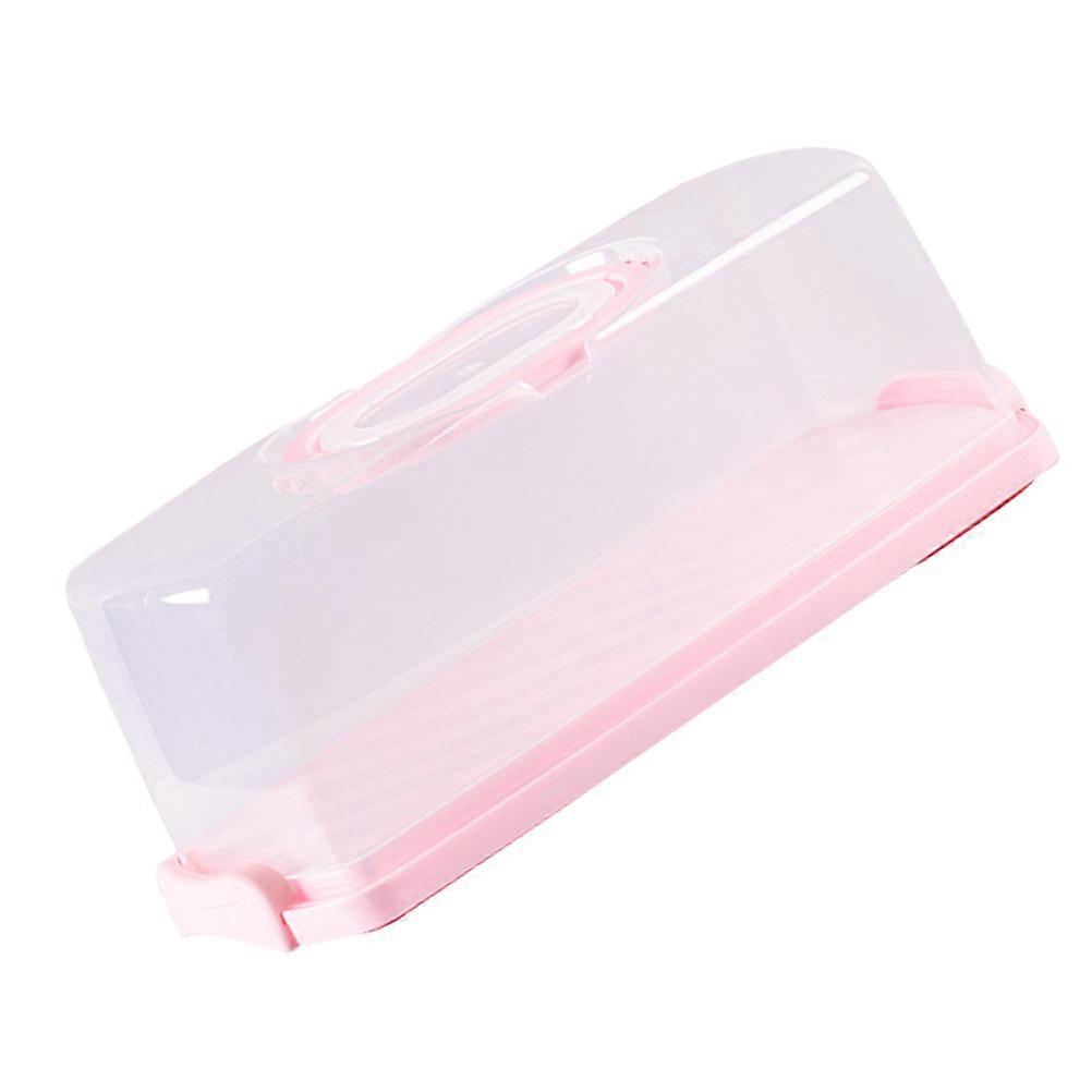 Pink Bread Cake Box for Baking Use 3Pcs Rectangular Portable Cake Boxes