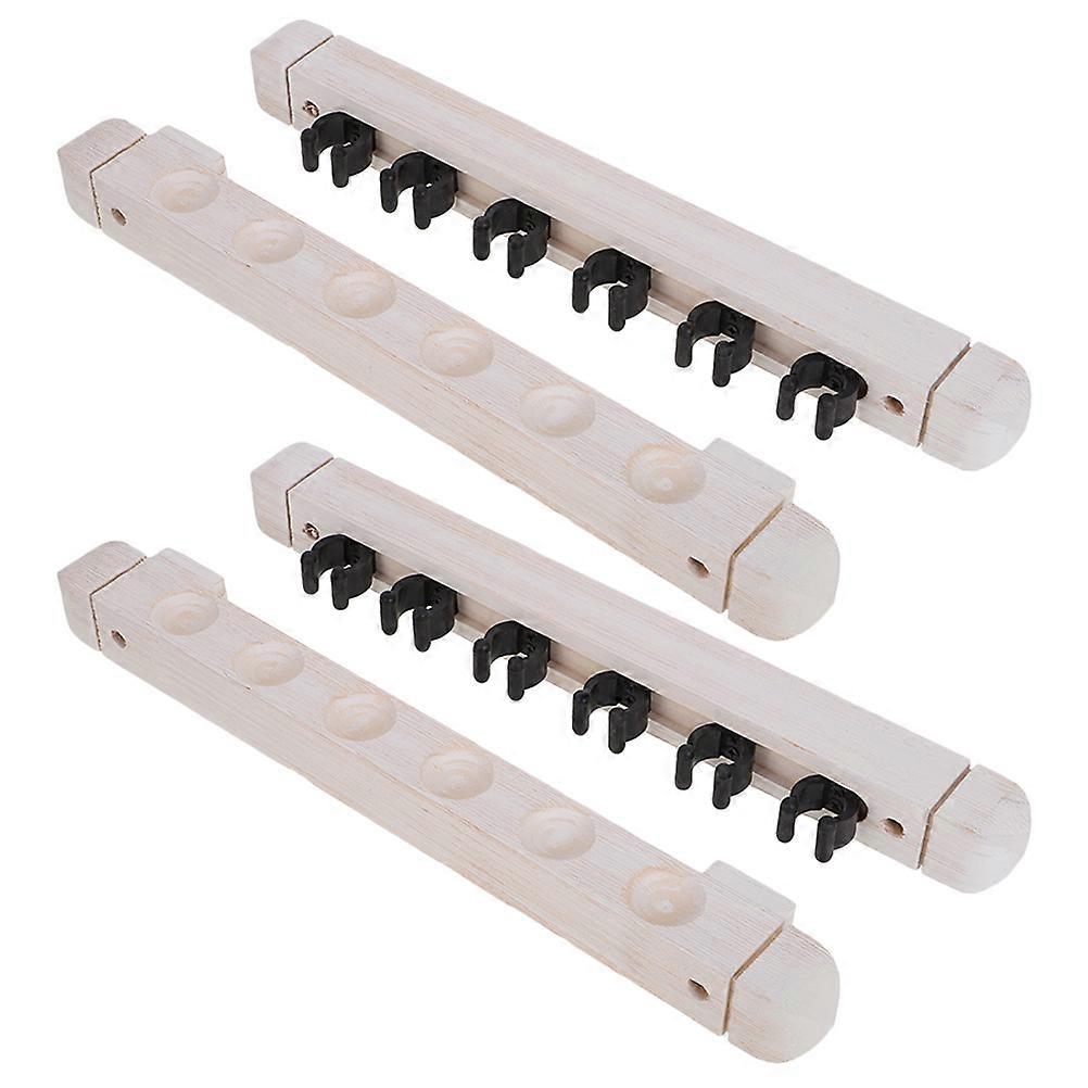 Modern Wall Mounted Billiard Cue Holder With Space Saving Features For Home And Club Solid Wood 8 Pairs