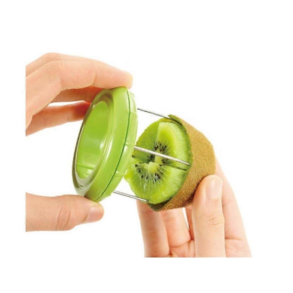 2-pack Easy - Use Fruit & Soft Veggie Peeler - Slicer, Pitter & Scooper for Kiwi, Mango, etc., Green