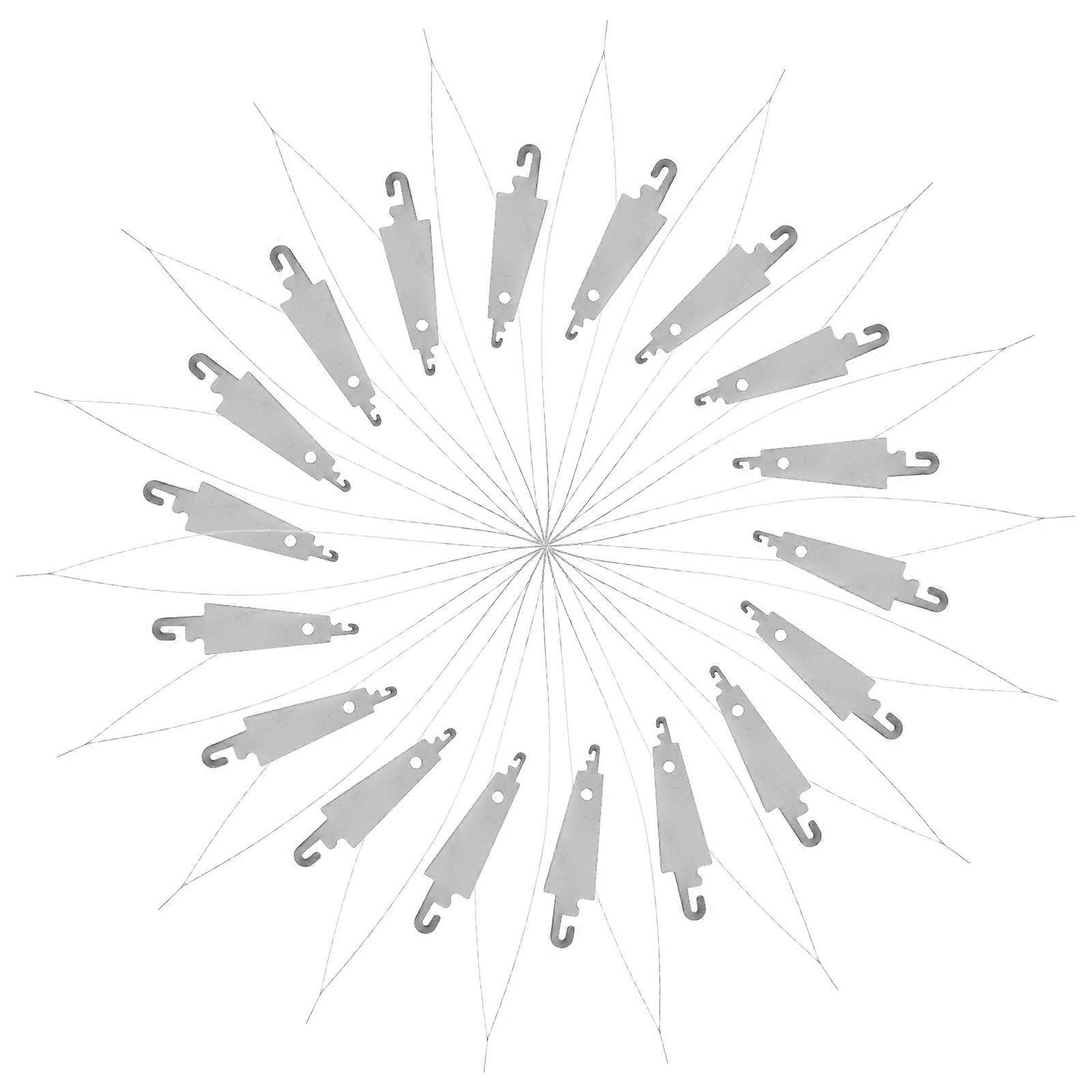 Threading Needle Tool Stainless Steel Embroidery Accessory for Sewing 20Pcs