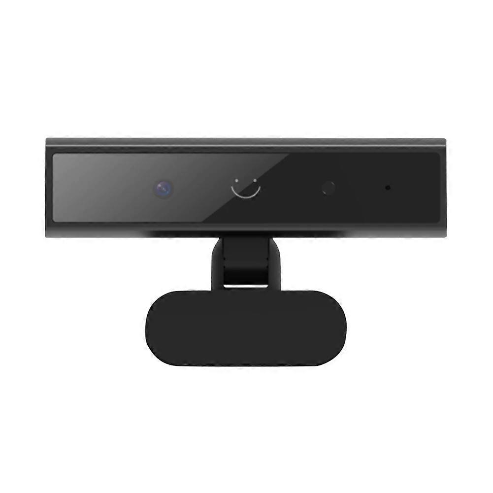 Identification Login Web Camera with Single Microphone for Windows Hello USB Computer Webcam Black