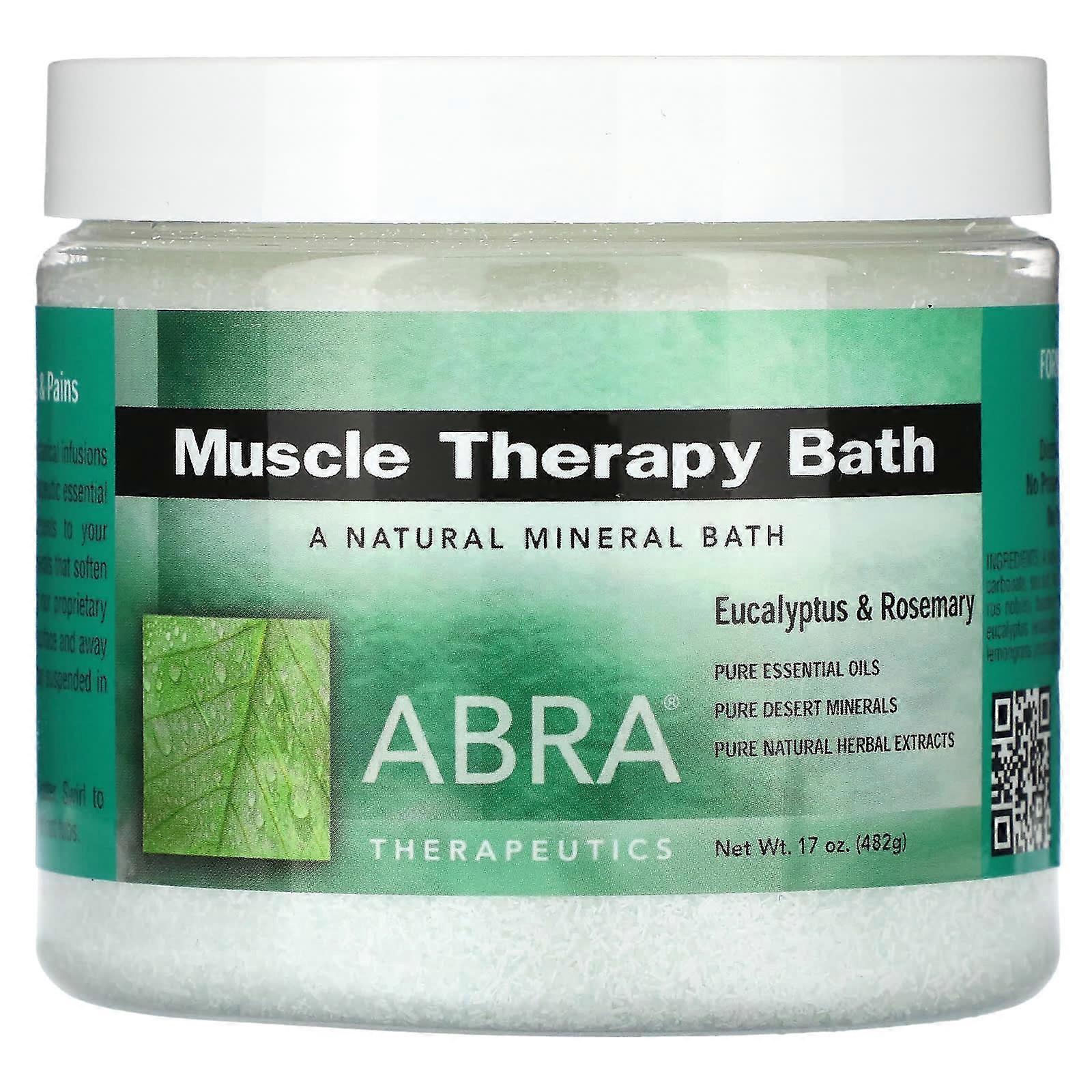 Muscle Therapy Bath, Eucalyptus & Rosemary, 17 oz (482 g)