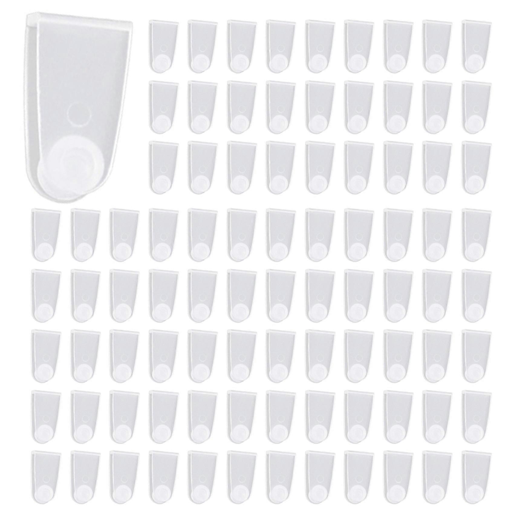 800 Pcs Plastic Keychain Clips, Acrylic Keychain Connector, Clear Keychain Clips for Crafts, Keychain Attachment