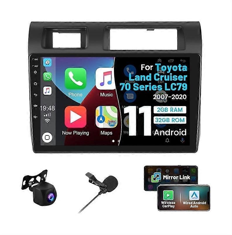 Radio for Toyota Land Cruiser 70 Series LC79 2007-2020 Android Stereo