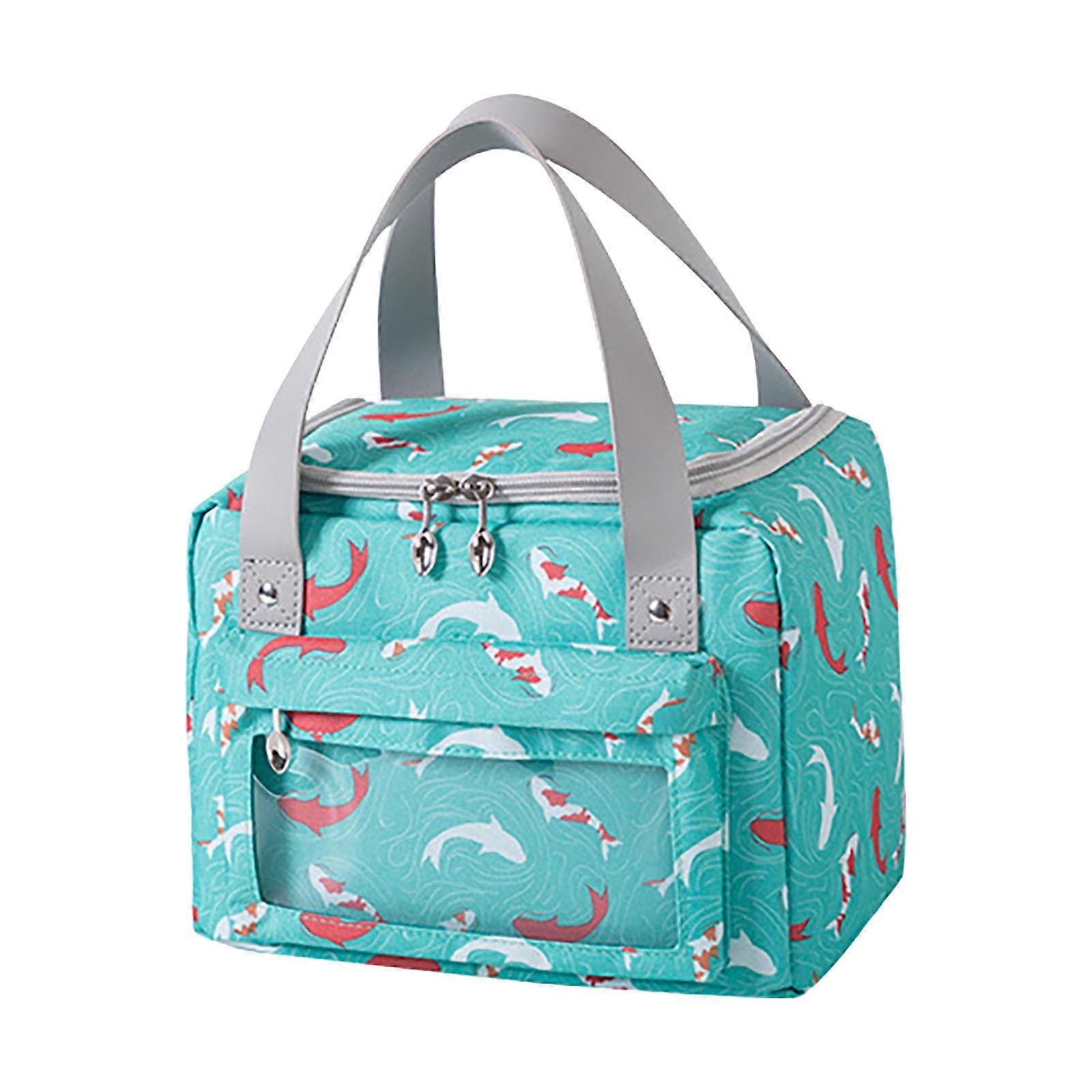 maxiaoxia Lunch Bag Bento Insulated Tote for School, Work, Picnic - Japanese Style Lunch Box Bag, Ice Bag, compatible with lunch containers