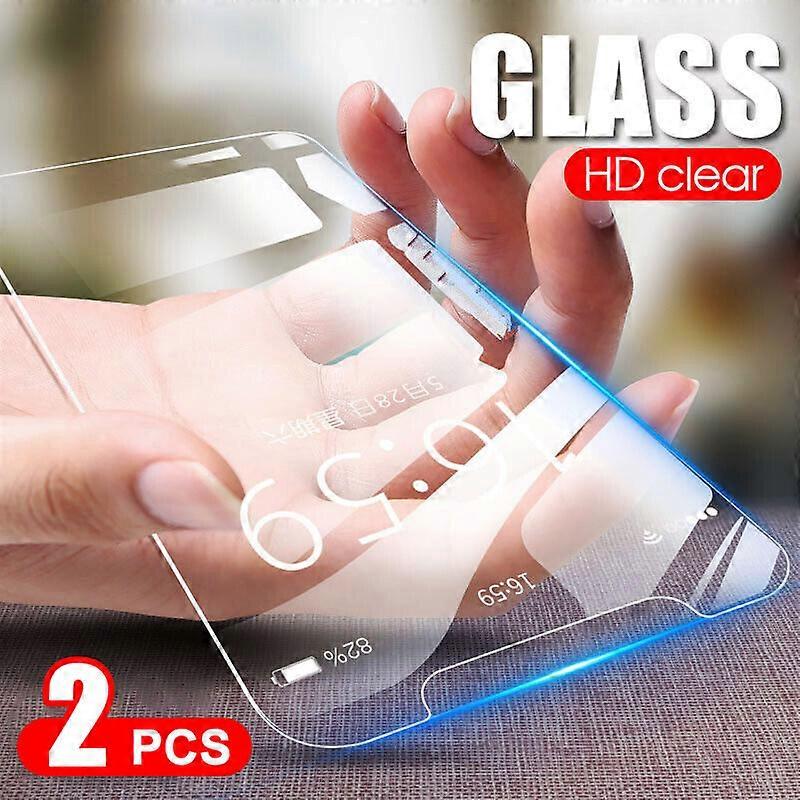 2PCS Tempered Glass Screen Protector For iPhone 17 Air/16/15/14/13/12 Pro/11/SE