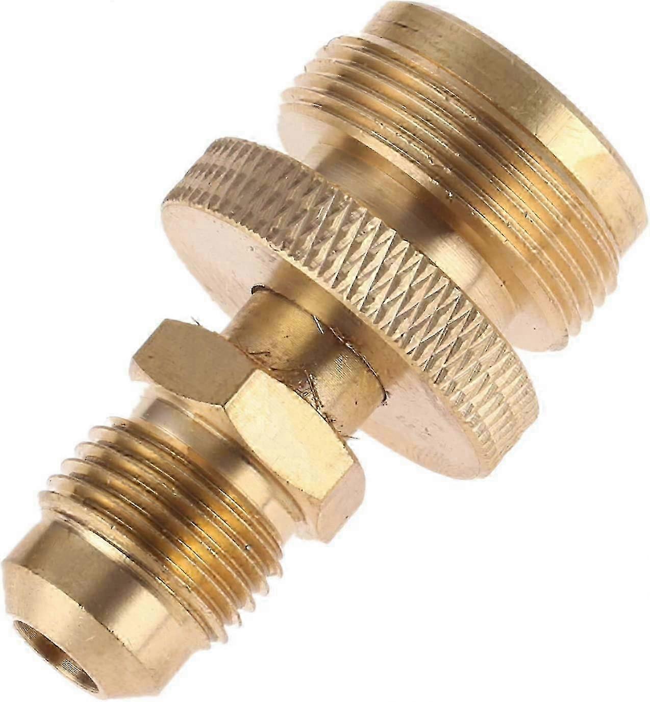 1lb Propane Tank Connector with Regulator Adapter for 3/8 Male Flare (Thread 5/8"-18UNF)_Lucky_B