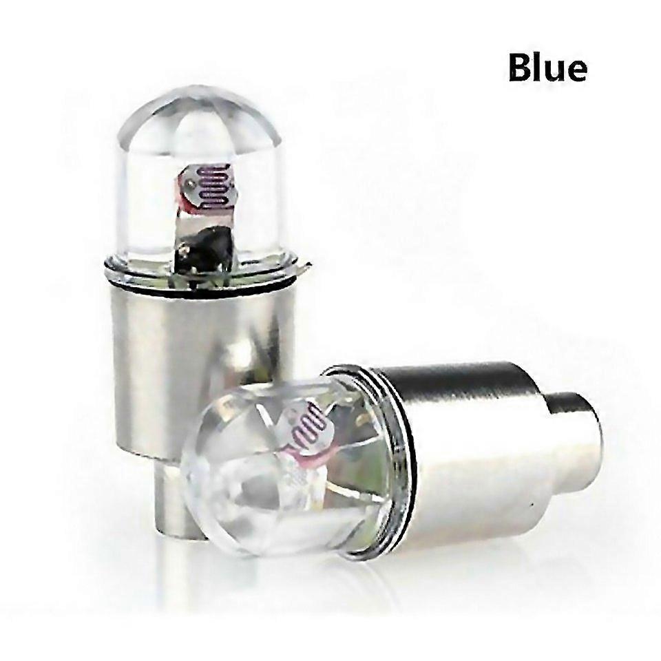 For 2pcs Waterproof Wheel Lights Cap Durable Wheel Light Rust Resistant Led Tire Valve