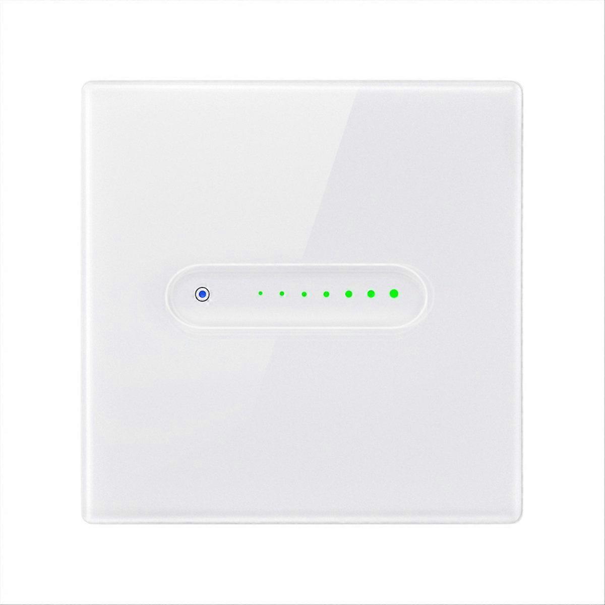 Tuya WiFi Smart Dimmer Switch EU 2 Gang Touch Light Switch Glass Panel APP Remote Control Works for