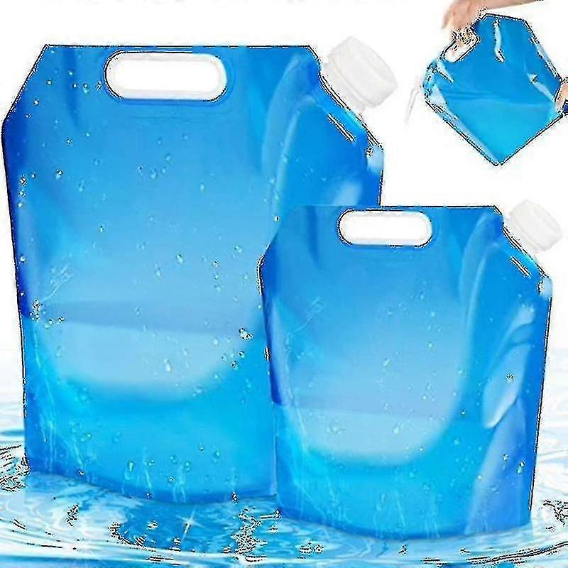 4 Pieces Foldable Water Canisters Portable Foldable Drinking Water Container