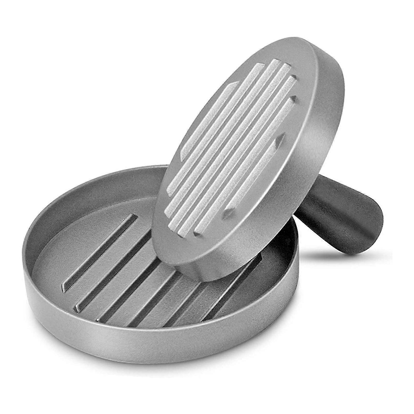 Hamburger Press Patty Maker With Removable Handle Manual Aluminum Burger Press Non Stick Easy To
