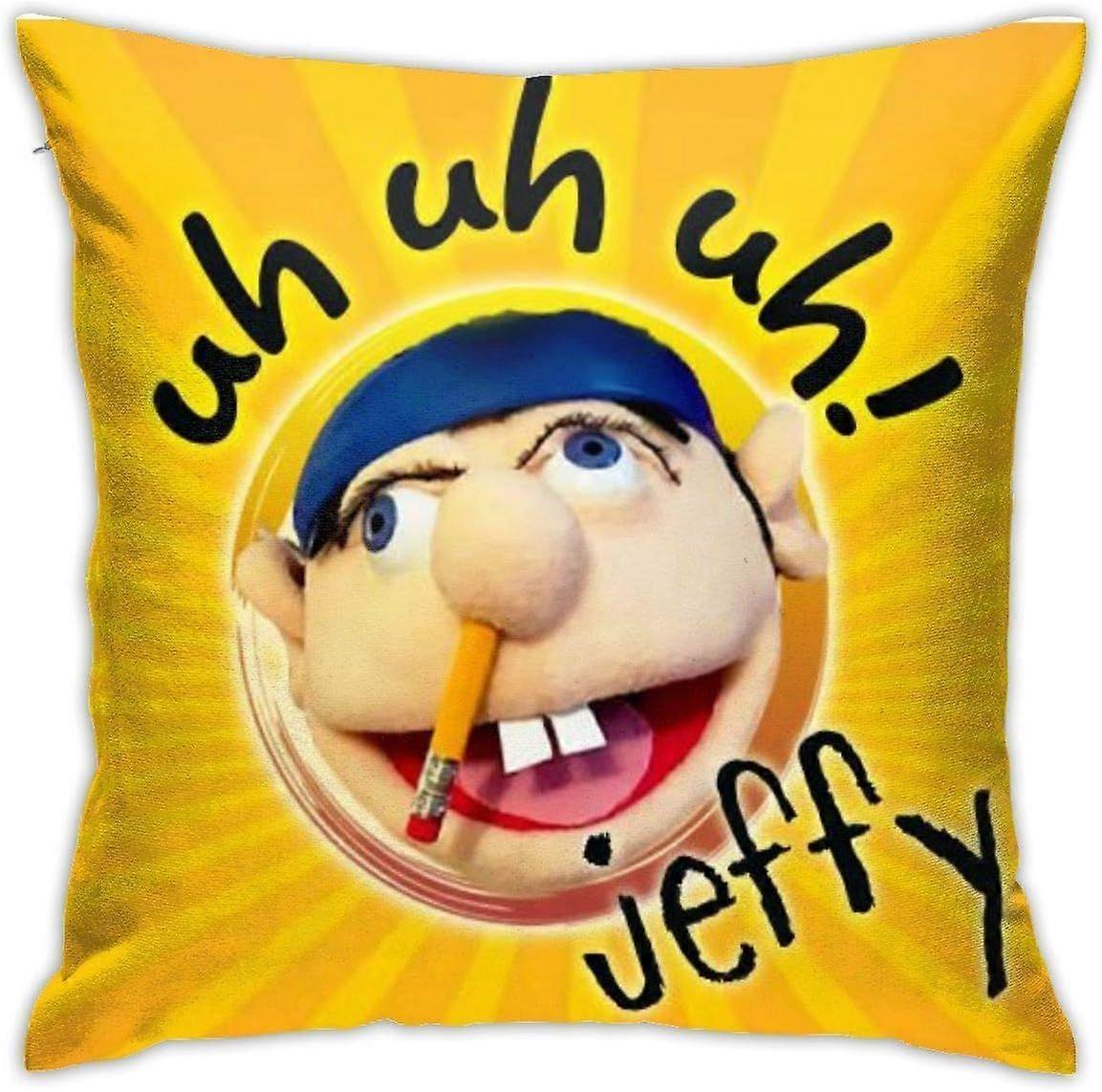 y466柔らかく快適なSMLジェフィー枕カバー装飾スロー枕カバー18x18インチホームクッションケースソファソファベッド用正方形-TB1966 io4