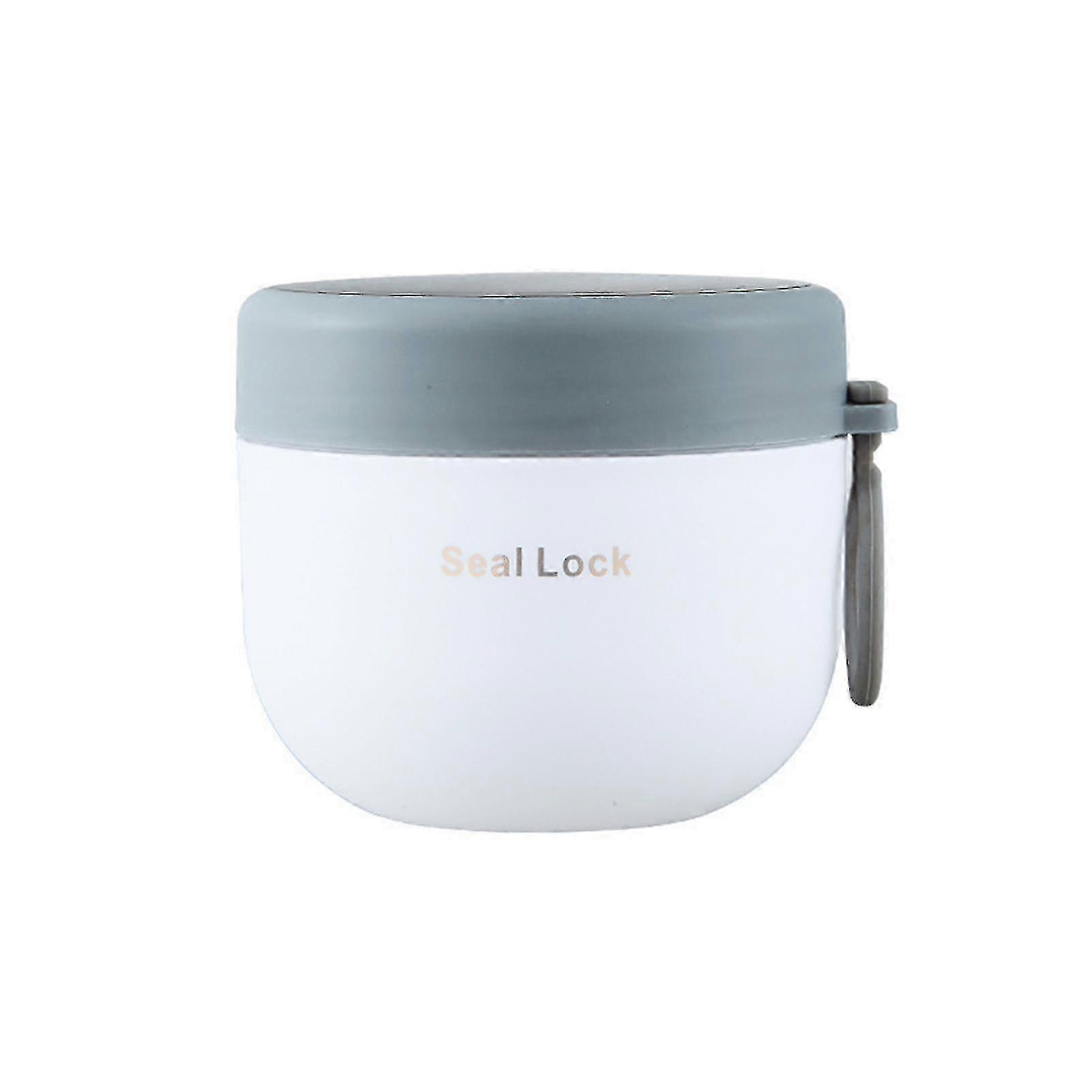 25-26 600ML/800ML Oats Container with Lids Spork Microwave Safe Overnight Oats Jar Cereal Milk Vegetable Fruit Salad Storage Container Picni