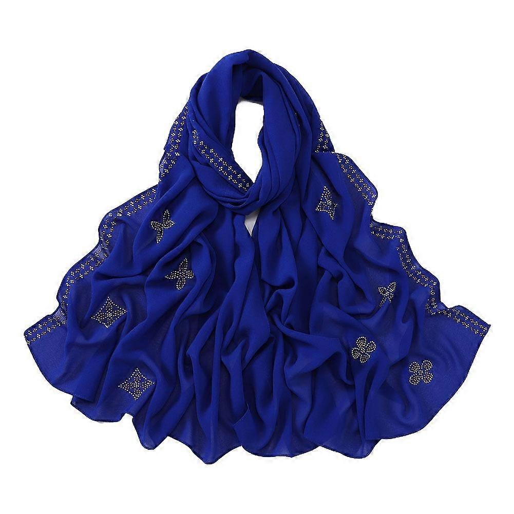 Breathable Polyester Chiffon Headscarf with Cheetah Print for Modest Fashion and Special Occasions