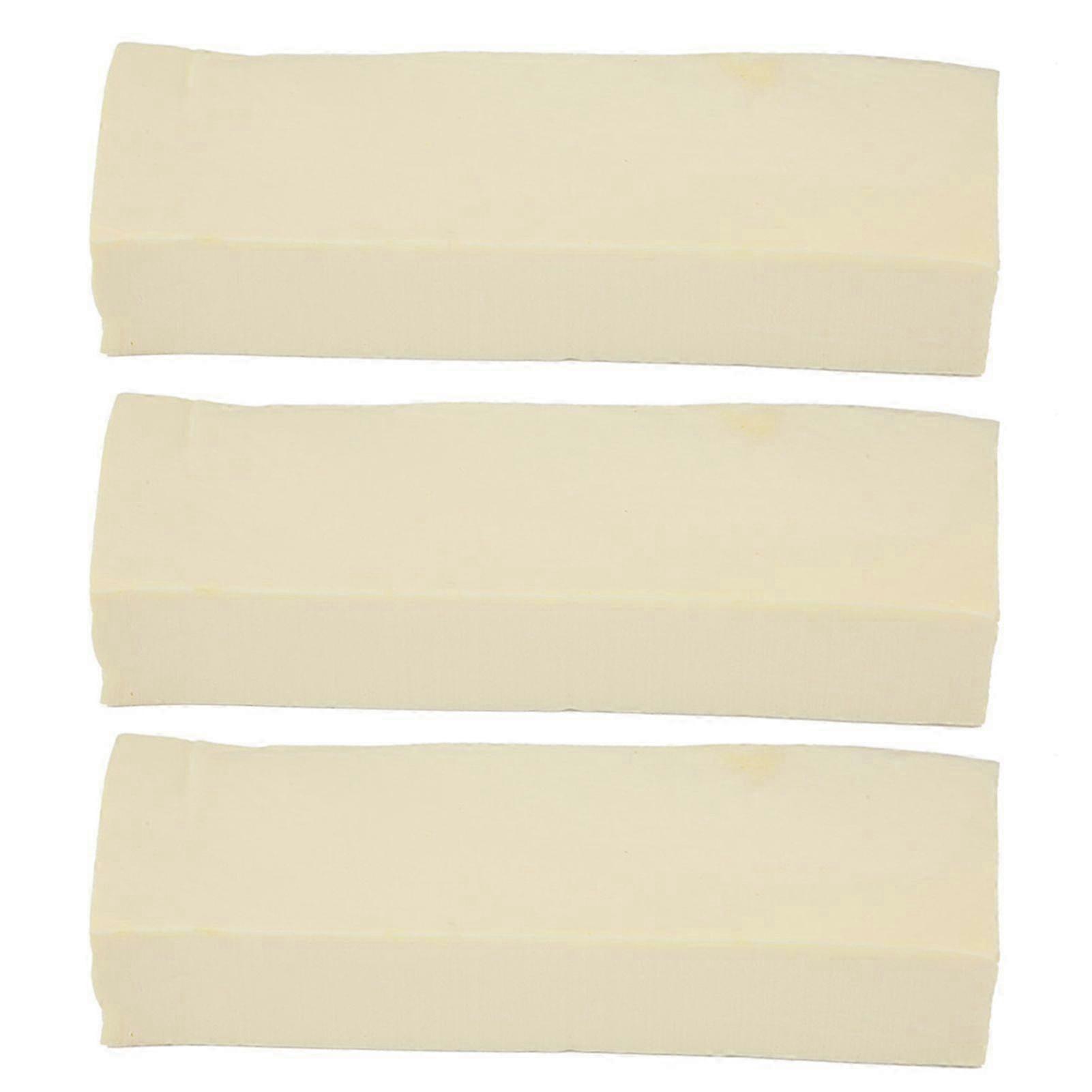 3Pcs Car Multifunctional PVA Super Absorbent Cleaning Sponge Block Washing Tools (Yellow)