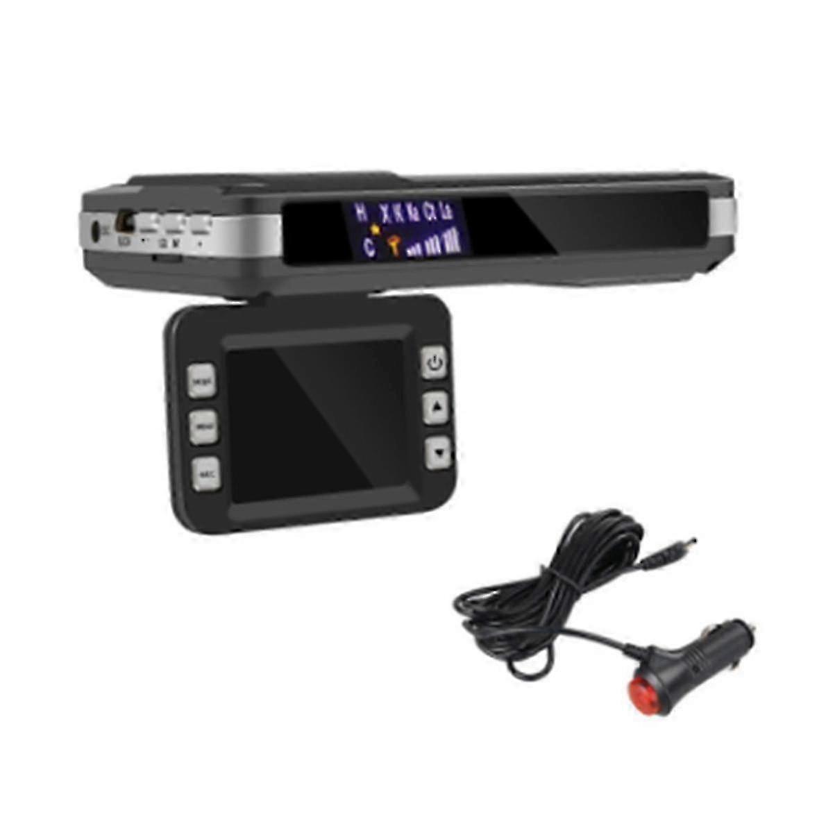 9V-24V 2 in 1 Car Radar DVR Anti Radar Detector 12 Languages Driving Recorder Video Camera Flow Detecting Dash