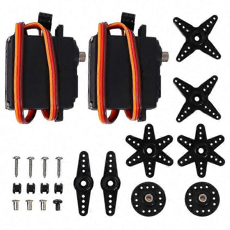 2 Pack Digital Servo Motors for RC Models and Robots