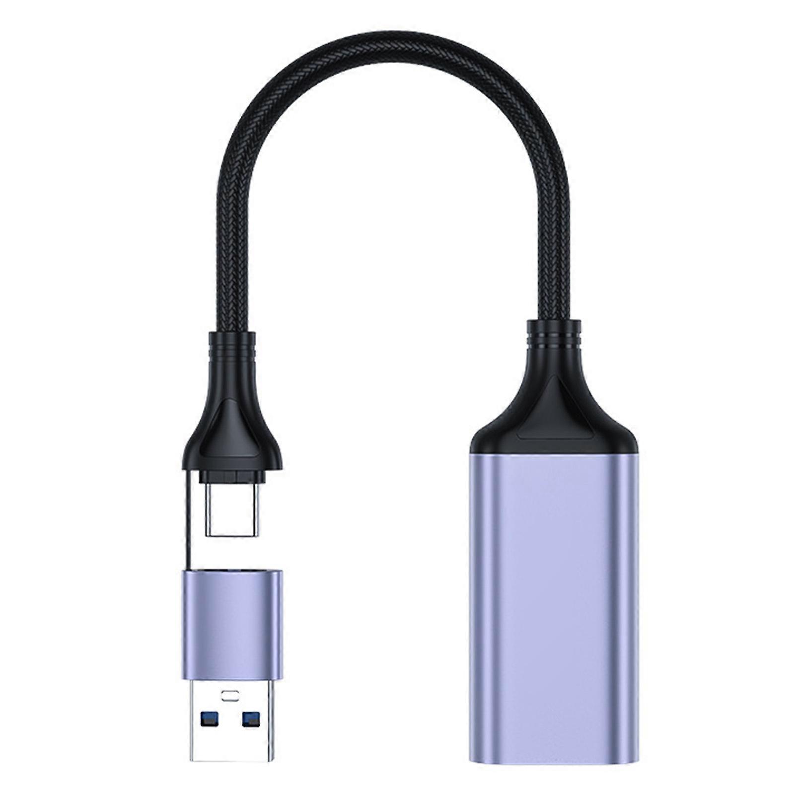 USB 3.0 Video Capture Card 4K 1080P Type C HDMI Game Recording Live Streaming