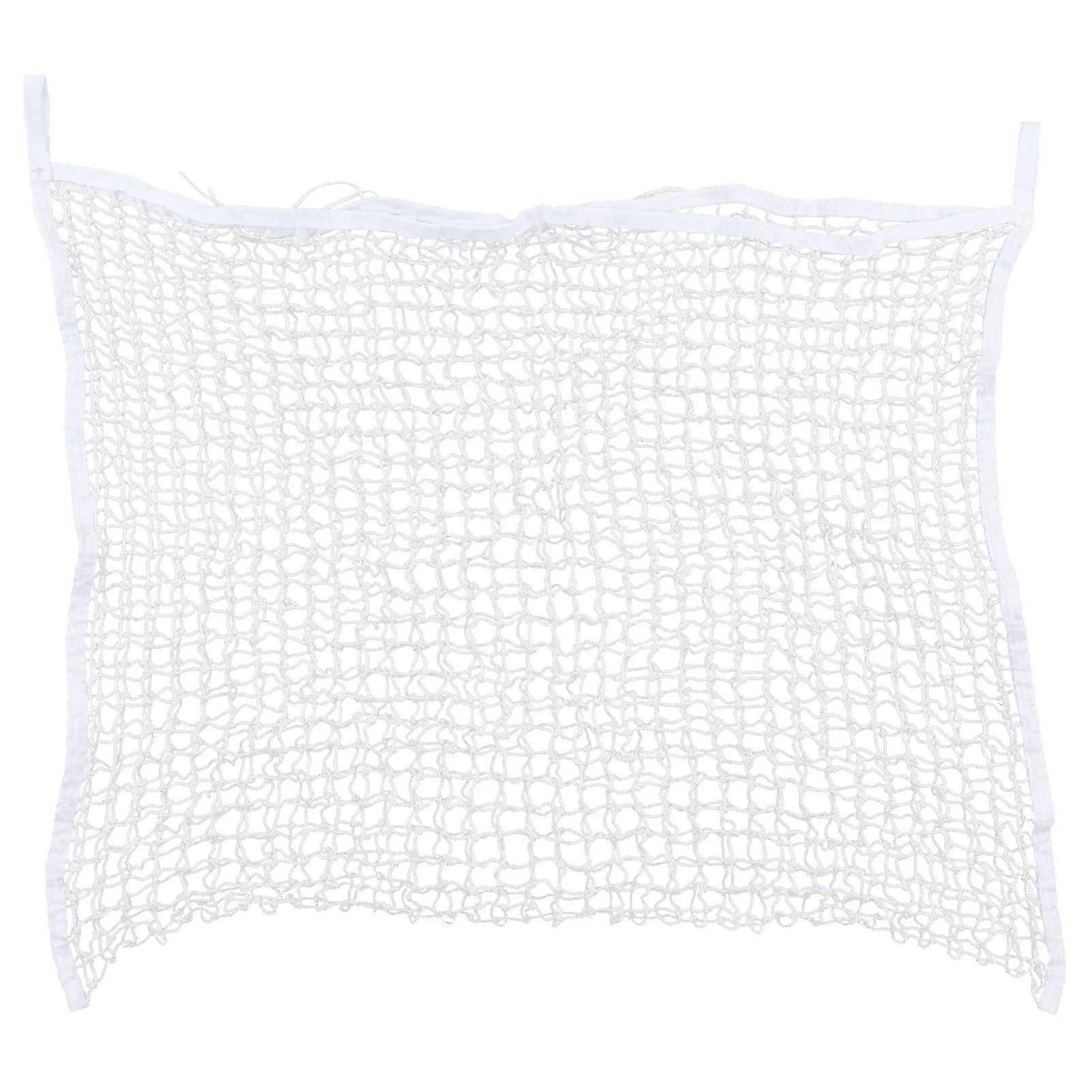 Slow Feed Hay Net White Durable Mesh Bag for Horses 60x90cm Small Holes Minimise Waste Ideal for Equestrian Feeding Accessorie