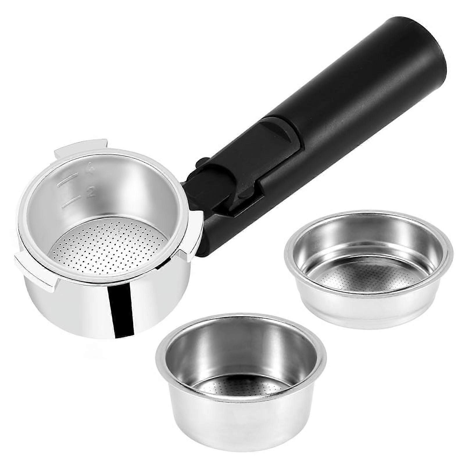 51Mm Bottomless Filter Coffee Machine Accessories Domestic Bracket Handle Hollow