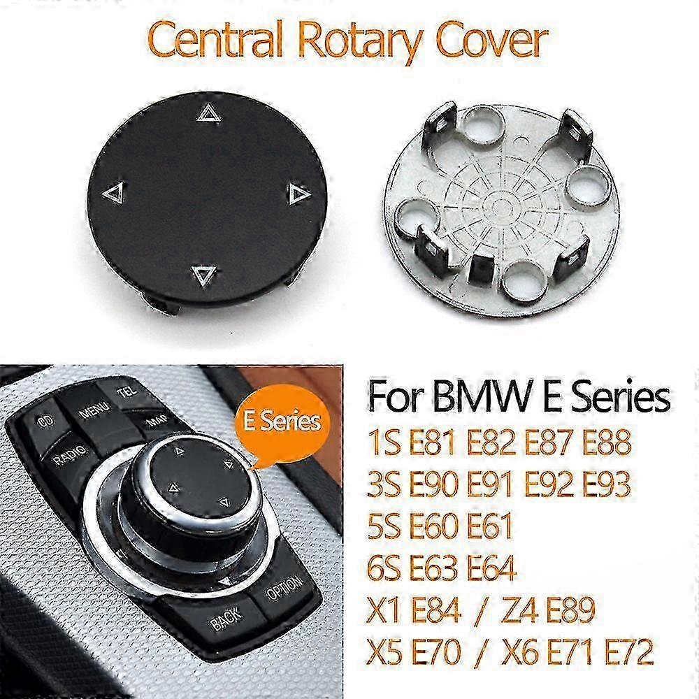 Interior Car CIC IDrive Multi Media Knob Menu Buttons Replacement For BMW E60 E61 E63 E64 E81 E82 E87 E88 E89 E90 E92 E70 E71