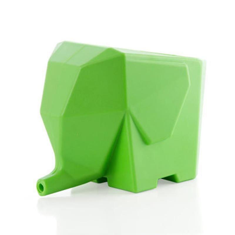 Elephant Drain Rack Tableware Drying Rack Chopsticks Spoon Water Filter Rack1pcs-green