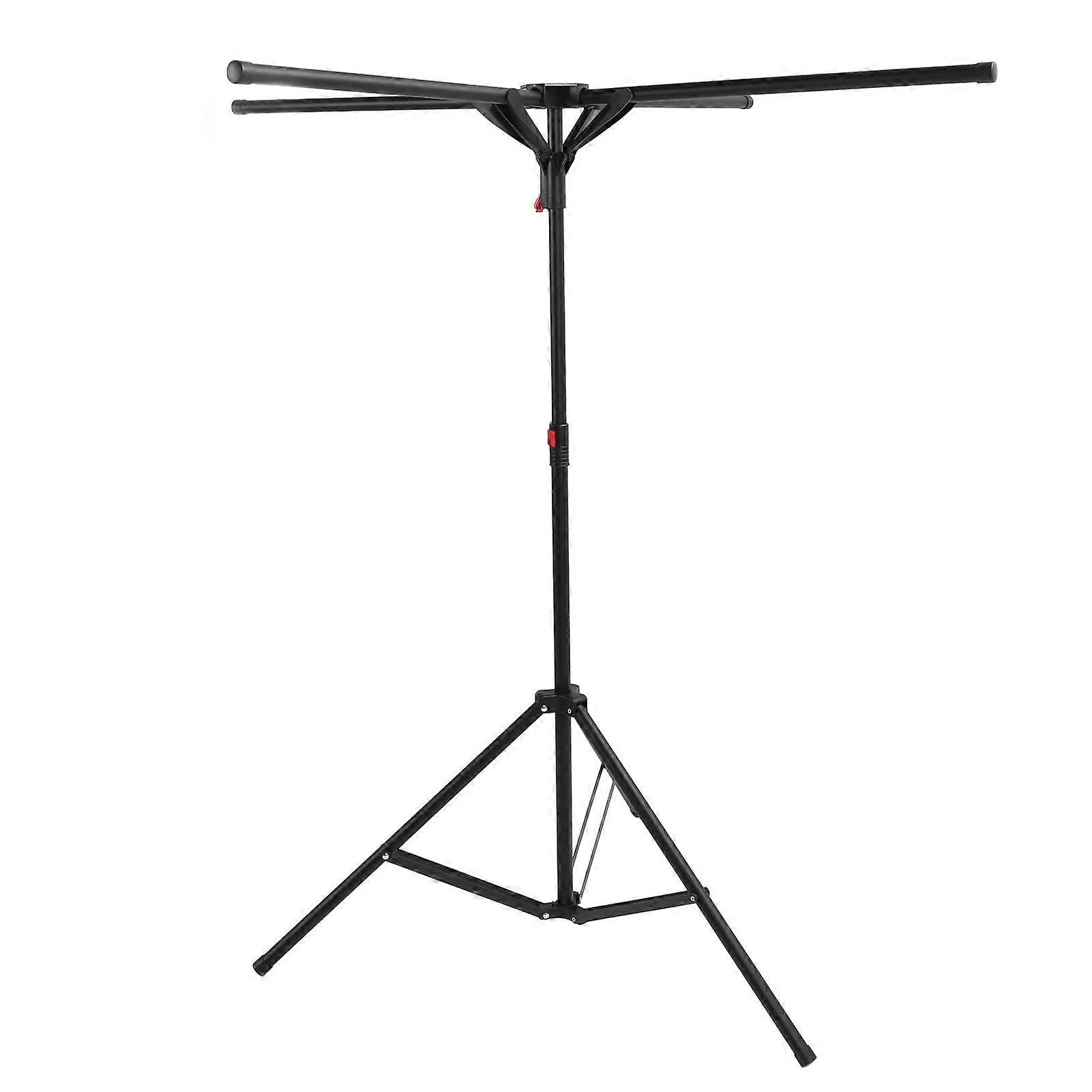 Tripod Clothes Drying Rack Carbon Steel Foldable Windproof Portable Floor Standing Laundry Drying