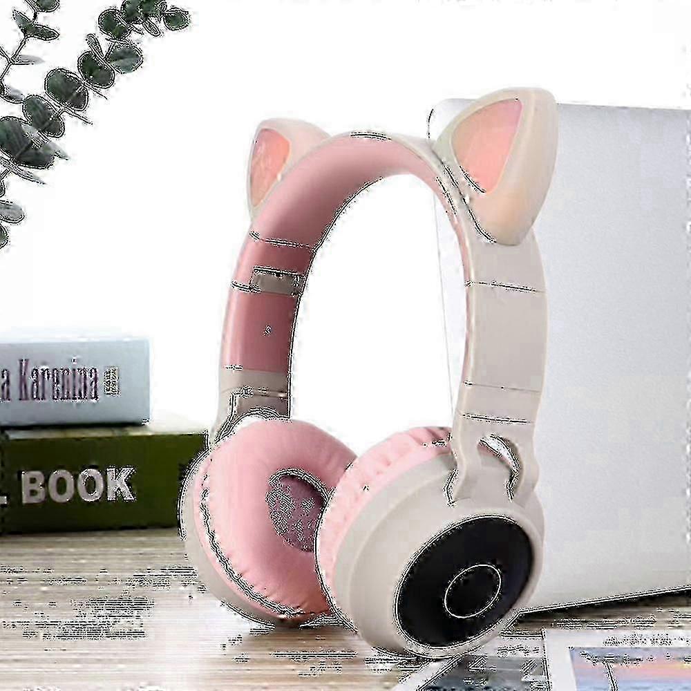 Wireless Bluetooth Headphones For Kids, Featuring Fun Cat Ear Design And Wireless Connectivity