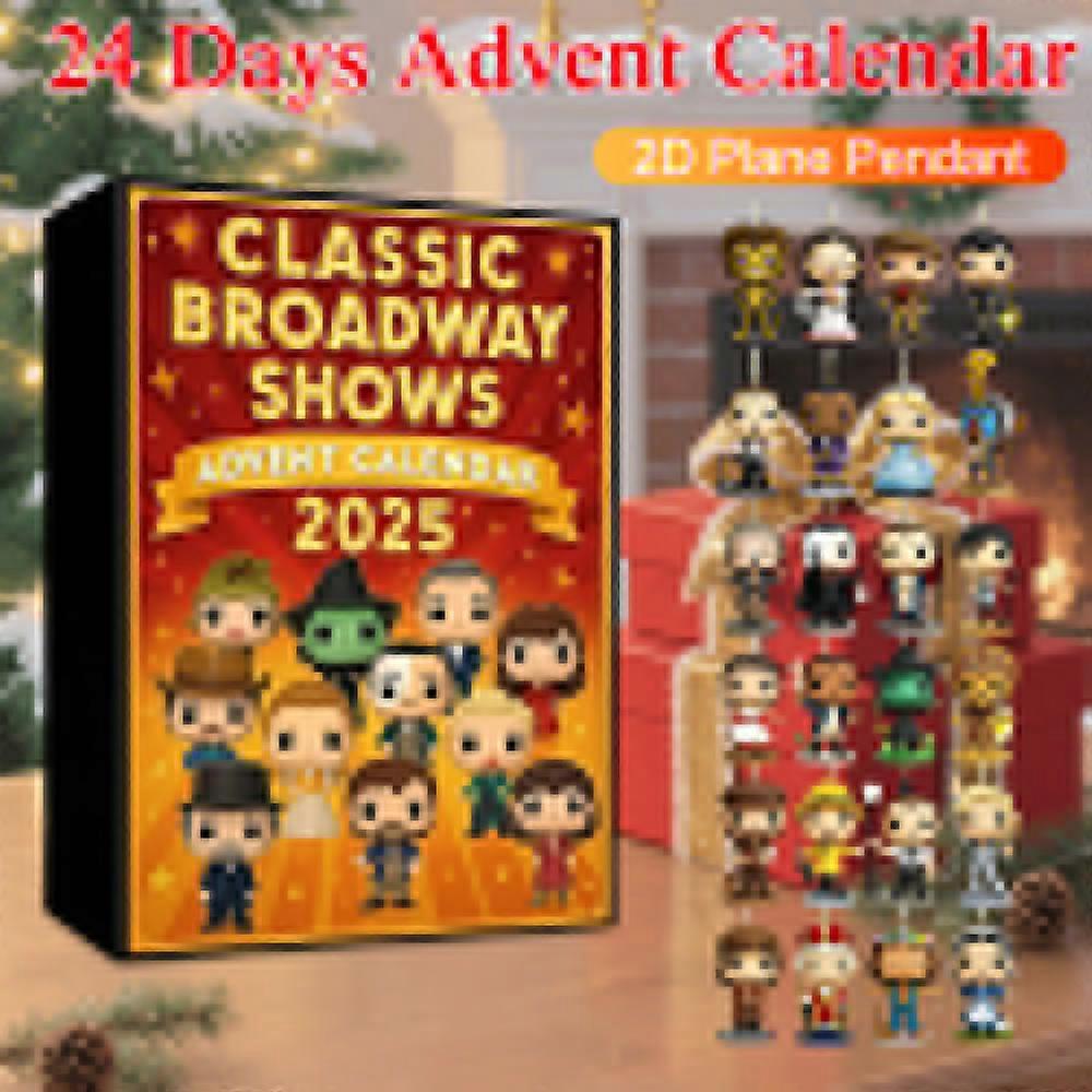 2025 Classic Broadway Shows Advent Calendar Christmas Advent Calendar 2025 2025 Advent Calendar for Broadway Fans Theater Lovers