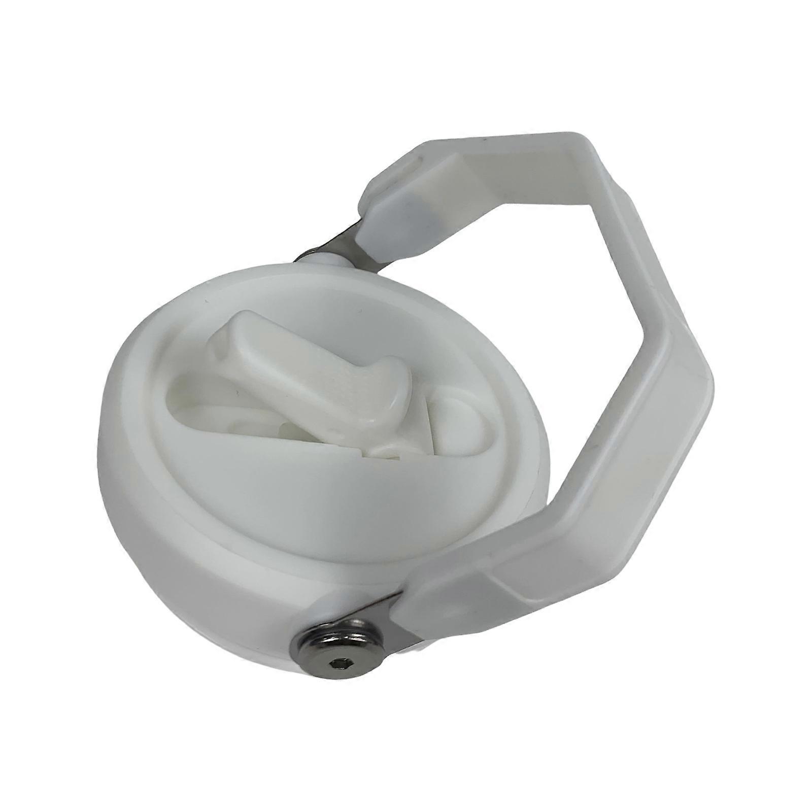 Quick Installation No Tool Need ABS Detachable Water Bottle Lid Fit 30oz Container Straw Cover with Handle Cup Accessory  White