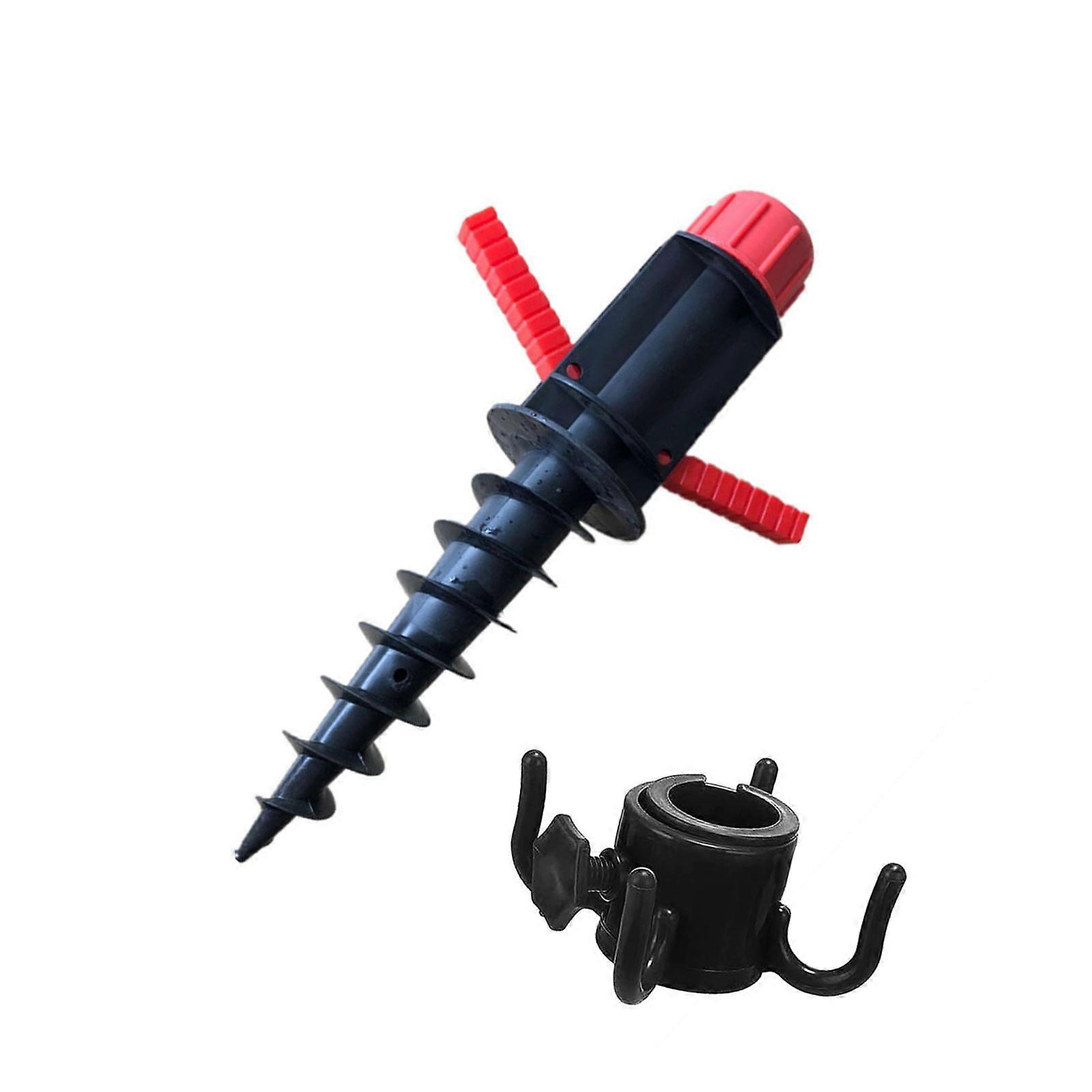 Stable Sand Anchors Stake for Beach Umbrellas Stability Windproofed Easyly Installation Outdoor Use Multicolor