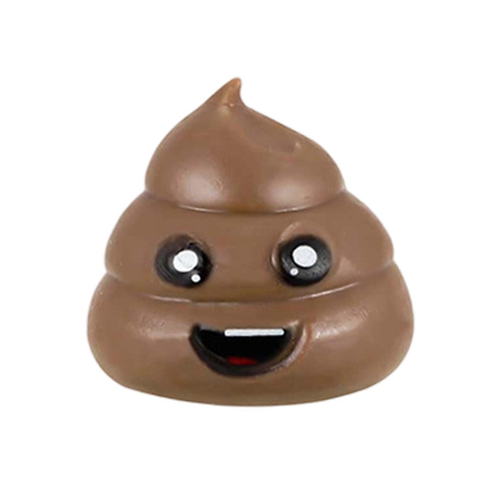 Pocket Sized Slow Recovery Squeeze Toy Poo Deformation Design Anti Anxiety Sensory Game Multicolor