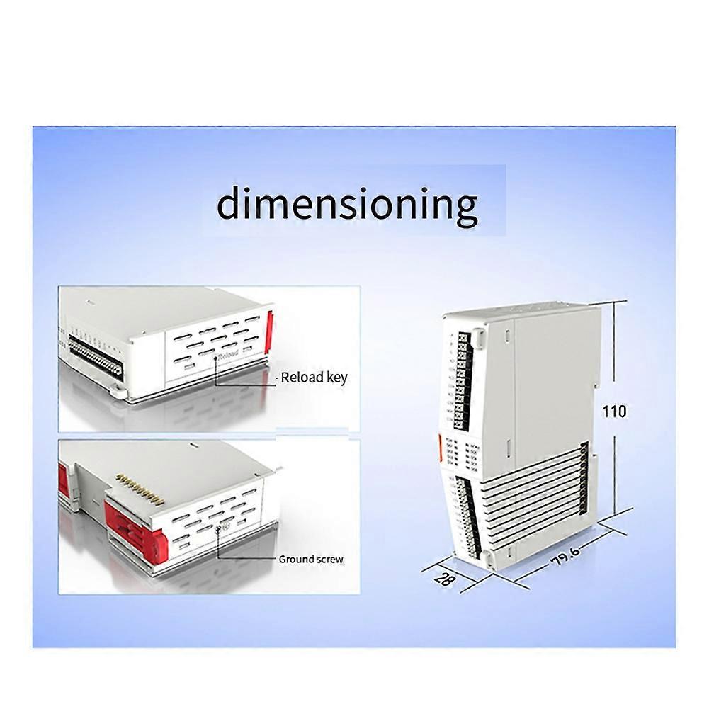 USR-M100-EAU Industrielles Remote-IO-Gateway 4AI4DO Extender IO-Controller mit Edge-Computing MQTT 4G-Modem