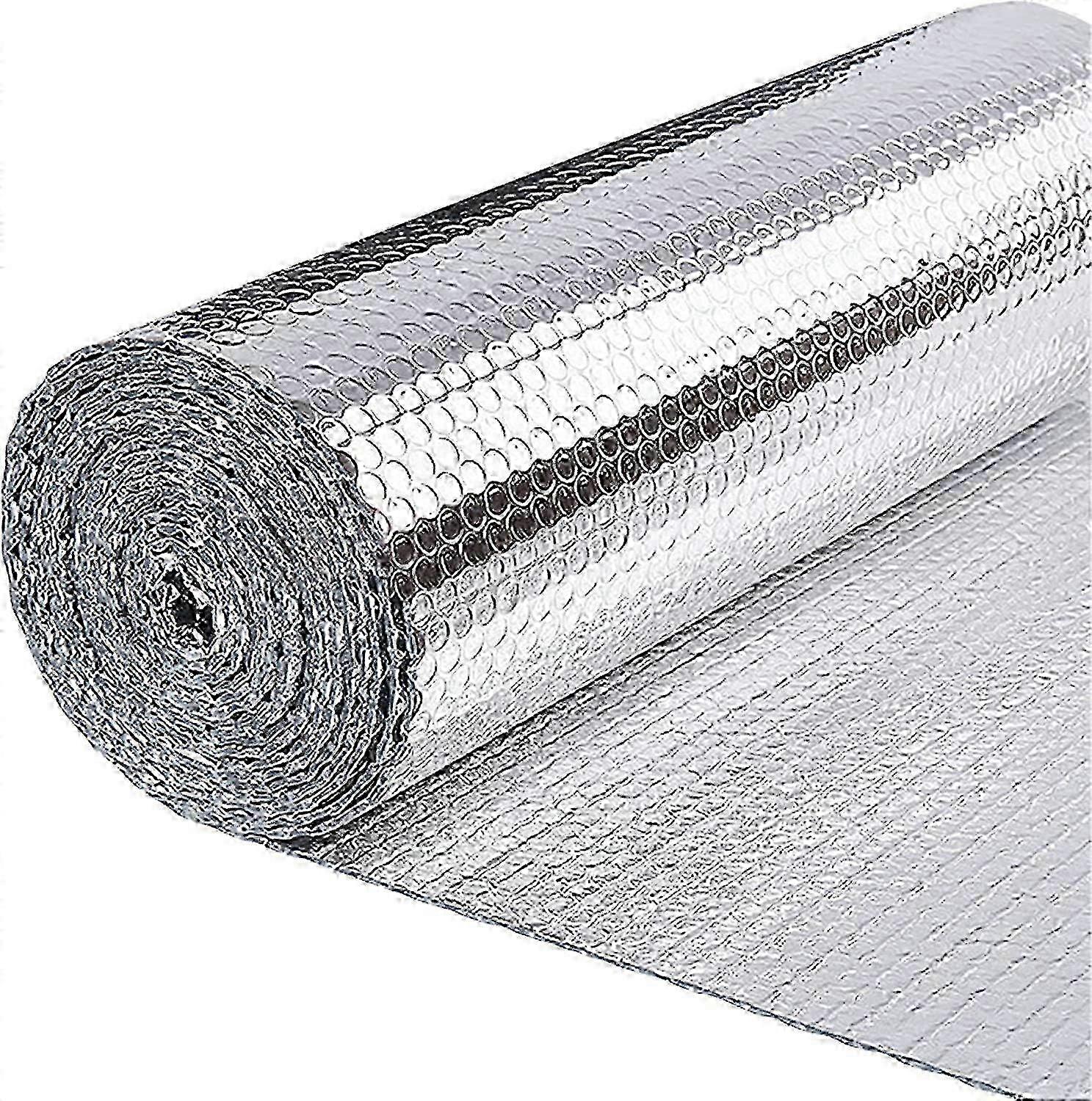 Reflective Insulation Bubble Core Radiant Barrier Thermal Foil Insulation 24"x10Ft