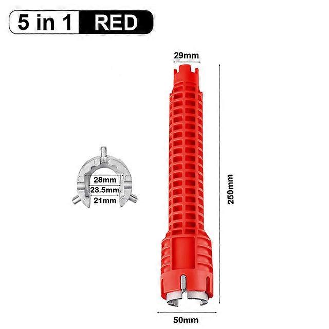 New 8 In 1 Multi Key Flume Magic Wrench Sink Plumbing Tools Magic Wrench 8 in 1 Multifunctional English Key Plumbing Wrench Tool