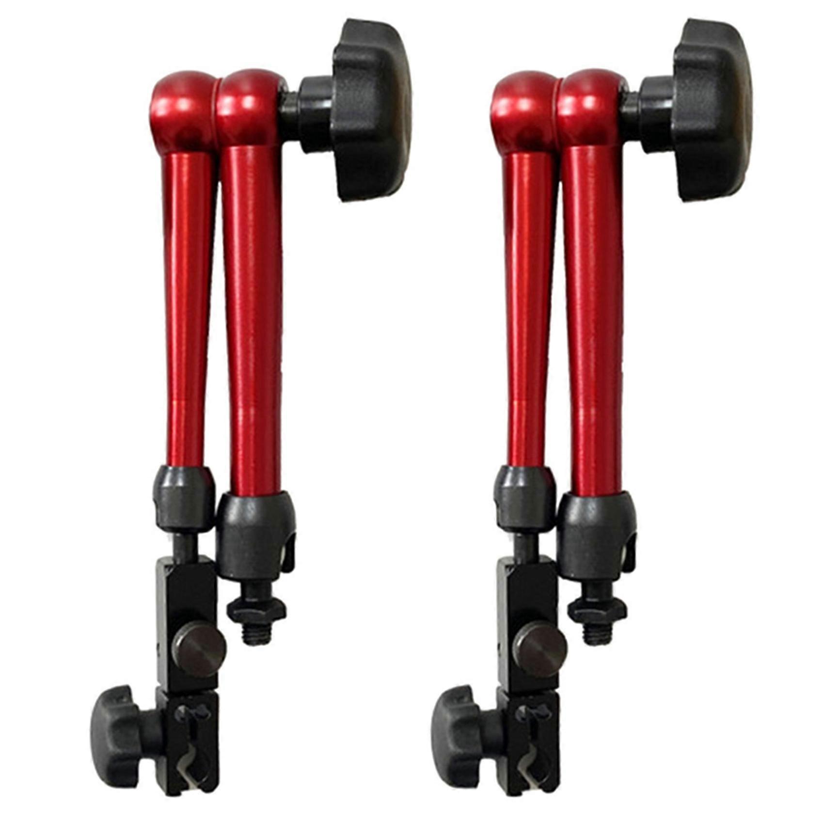 2X High Precision Flexible Universal Meter Stand Adjustable Universal Magnetic Base Stand Dial Test Indicator Tool 300mm